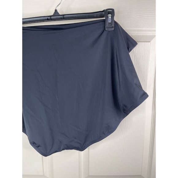 EVRI Swim Bottoms Women Plus Size 4X Black High Waist Bikini Ruched Sides NWT - Picture 7 of 9